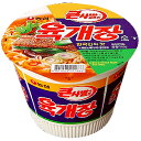 【農心】　ユッケジャンカップラーメン(大)　110g　韓