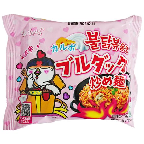 【三養】カルボ　ブルダック炒め麺　130g　カルボプルダックポックンミョン カルボプルタク炒め麺 プルタク SAMYANG サムヤン 三養 韓..