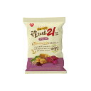 焼きたて　穀物そのまま21　クリスピーロール菓子 　紫いも味 　150g 《韓国食品 韓国食材 韓国料理 韓国食料品 食べ物 韓国お菓子 甘いお菓子 お土産》