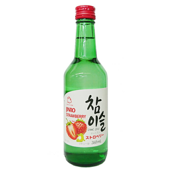 眞露・JINROチャミスルストロベリー13°360ml×5個1個当たり￥385(税込)l韓国お酒韓国