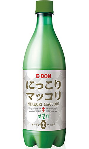 内容量 【E-DON】生マッコリ　750ml アルコール度数 6度 美味しい召し上がり方 1．ボトルを振らずに平らな場所に置き、フタを開ける 2．ガスが抜けたら、フタをしっかり閉める 3．沈殿物がよく混ざるよう、ボトルを逆さまにして振る 4．少しずつフタを開ける（ガスを逃がすため） ★（4）でフタを開ける際、中身がボトルから吹きこぼれる 場合があります。ぬれぶきんなどをご用意のうえ開けてください。 保存方法 冷蔵保存 ガス抜きキャップを使用している為横にして保存しますと液漏れしますので必ず立てた状態で、冷蔵庫で保存してください。開封後はなるべくお早めにお飲み下さい。発効が進みます。 賞味期限 別途記載※発酵抑制工法と低温冷蔵流通システムに より、本場生マッコリ本来の新鮮な味と口当たりが特徴です。 やさしい甘みと酸味のバランスが 良く、程良い清涼感が感じられる お酒です。 ※パッケージデザイン等は予告なく変更される場合がございますので、ご了承ください。