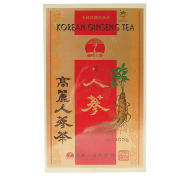【敬老の日】【韓国食品・お茶】高麗人参茶（木）　3g*100包