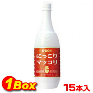 商品名 イドンマッコリ（ペットボトル） 内容量 1000ml×15本 主原料 白米80%、小麦粉20% アルコール度数 6度 味 甘味 ★★★☆☆ 特徴 風光明媚な韓国京畿道抱川（ポチョン）郡の白雪山（ベッウンサン）の地下岩盤から湧き出る天然地下水を使用した韓国古来の酒で、米と麹を陶器のカメで醗酵させた、韓国で大変親しまれている速成酒です。 原産国 韓国 商品入荷によって商品パッケージが変わる場合がございます。 予めご了承ください。　　