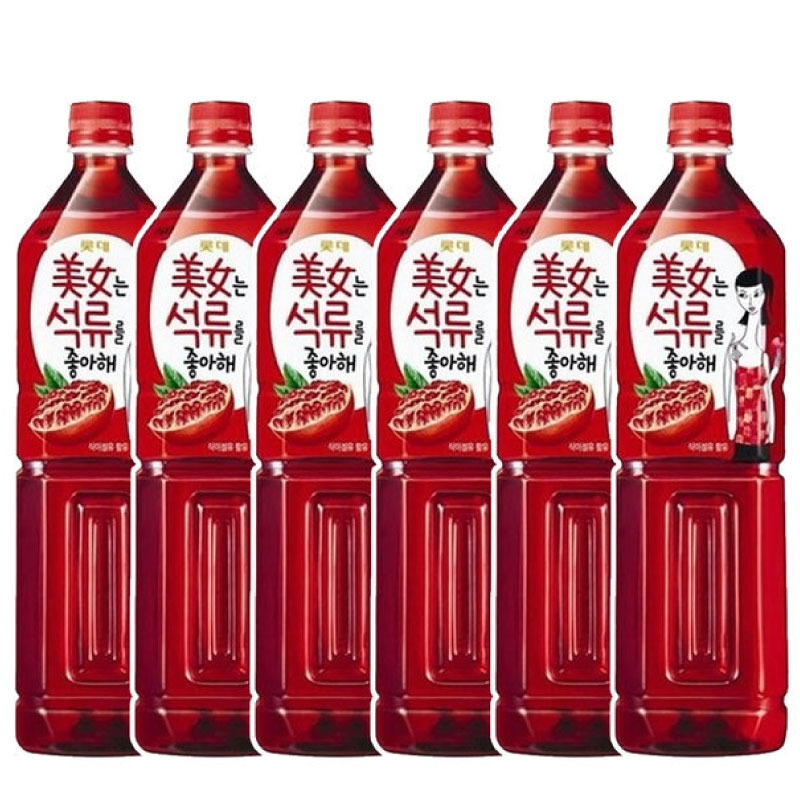 「LOTTE」ザクロジュース「PT」1.5Lx6本 ザクロ ざくろ ■韓国食品■韓国/韓国飲料/韓国飲み物/韓国ジュース/飲み物/飲料/ジュース/ソフトドリンク/ドリンク/激安/Shinee/テミン【YDKG-s】