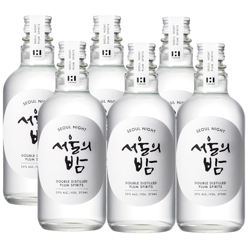 【THE HAN】ソウルの夜 375ml 25度「6本」■韓国食品■ 梅酒 蒸留酒 韓国食材/韓国料理/韓国お土産/酒/お酒/焼酎/韓国酒/韓国お酒/韓国焼酎/伝統酒/激安