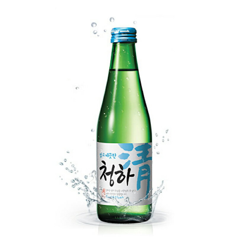 清河「チョンハ」焼酎300ml（1本）■韓国食品■韓国食材/韓国料理/韓国お土産/酒/お酒/焼酎/韓国酒/韓国お酒/韓国焼酎/…