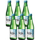 清河「チョンハ」焼酎300ml(6本)■韓国食品■韓国食材/韓国料理/韓国お土産/酒/お酒/焼酎/韓国酒/韓国お酒/韓国焼酎/激安【YDKG-s】
