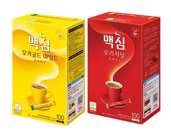 マキシムコーヒーミックス100本入り「オリジナル」or「ゴールド」/韓国料理/韓国食品■材/コーヒー/韓国ドリンク/ソフトドリンク/韓国コーヒー【YDKG-s】【RCPmara1207】▲