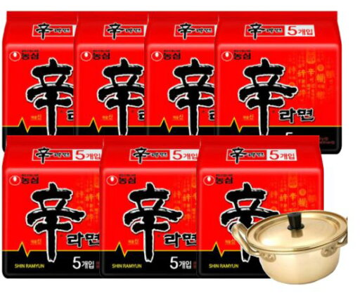 (送料無料)農心辛ラーメン1BOX35+韓国ラーメン専用鍋付き(14cm) (送料無料)農心辛ラーメン1BOX35+韓国ラーメン専用鍋付き(14cm)