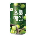 ウンジン チョロックメシル 梅ジュース (缶180ml) 青梅 健康飲料 食後飲料 韓国ドリンク