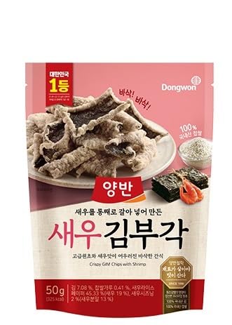 楽天韓グルメ★新★「ヤンバン」 エビキムブガク （のり天）えび味 50g ■韓国食品■韓国料理/韓国食材/韓国お土産/韓国お菓子/お菓子/おやつ/韓国せんべい/おつまみ/スナック/デザート/激安/ハロウィン/【YDKG-s】★