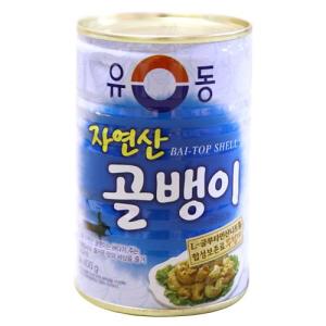 ツブ貝缶詰「大」400g■韓国食品■韓国料理/韓国食材/加工食品/缶詰/自然産ツブ貝/缶詰ツブ貝/ゴルベンイ/即席食品/激安【YDKG-s】