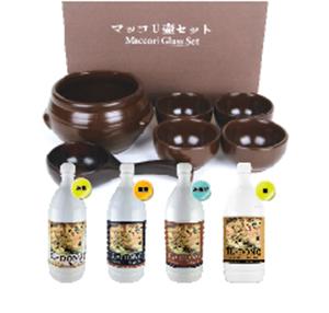 ★一東マッコリ4種類＋高級マッコリ壺セット■韓国食器■韓国/韓国食品/食器/キッチン用品/マッコリ壺セット/マッコリ用お椀/マッコリ用壺/陶器/激安【YDKG-s】【RCPmara1207】