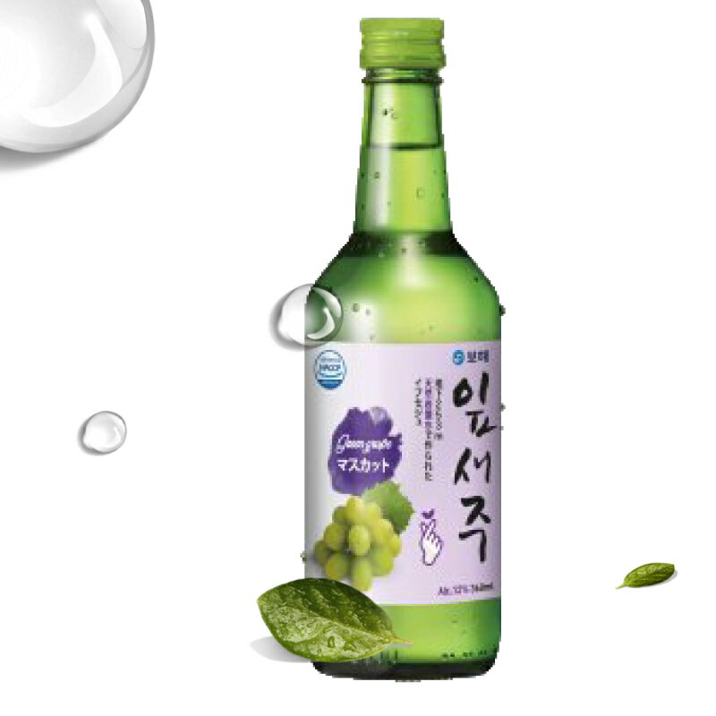 ★特価★ ボヘ【宝海】イプセジュマスカット味360ml（1本）■韓国焼酎/果実焼酎/マスカット/桃/メロン/青りんご/オリジナル カクテル焼酎 カクテル焼酎 韓国お酒 お酒 フルーツ 果実酎 焼酎 甘酒 韓国 さけ 韓国酒 韓国食品 チャミスル ジョウンデ- チョウムチョロム