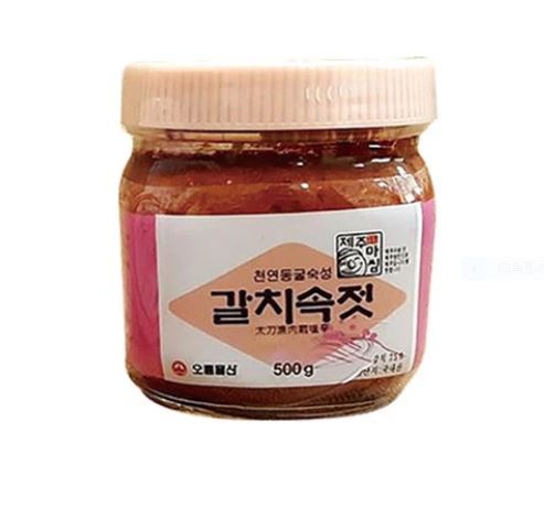 ▼冷凍▲済州 太刀魚内臓塩辛 500g 瓶■韓国食品■韓国/韓国料理/韓国食材/韓国キムチ/イカキムチ/キムチ/おかず/漬物/いかキムチ【YDKG-s】