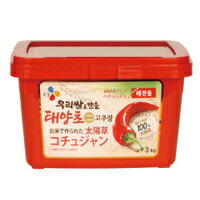 「ヘチャンドル」コチュジャン 3kg■韓国食品■日テレ ZIP/寿司/韓国料理/韓国食材/調味料/韓国ソース/唐辛子/コチュジャン/スパイス/カプサイシン/辛味【YDKG-s】