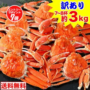 【必ずポイント7倍！】【訳あり】ボイルずわい姿7〜8杯（約3kg）【1...(4)