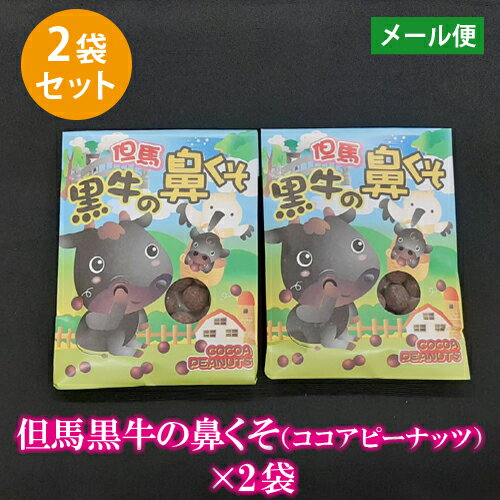 cp-1000円ポッキリ お菓子 ピーナッツ ココア プチギフト 但馬 黒牛の鼻くそ 60g * 2袋 【送料無料】 ..