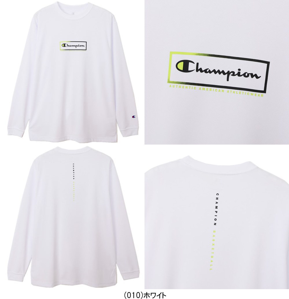 メール便無料 チャンピオン ロングスリーブ Tシャツ 長袖 C3-CB426 CHAMPION バス...