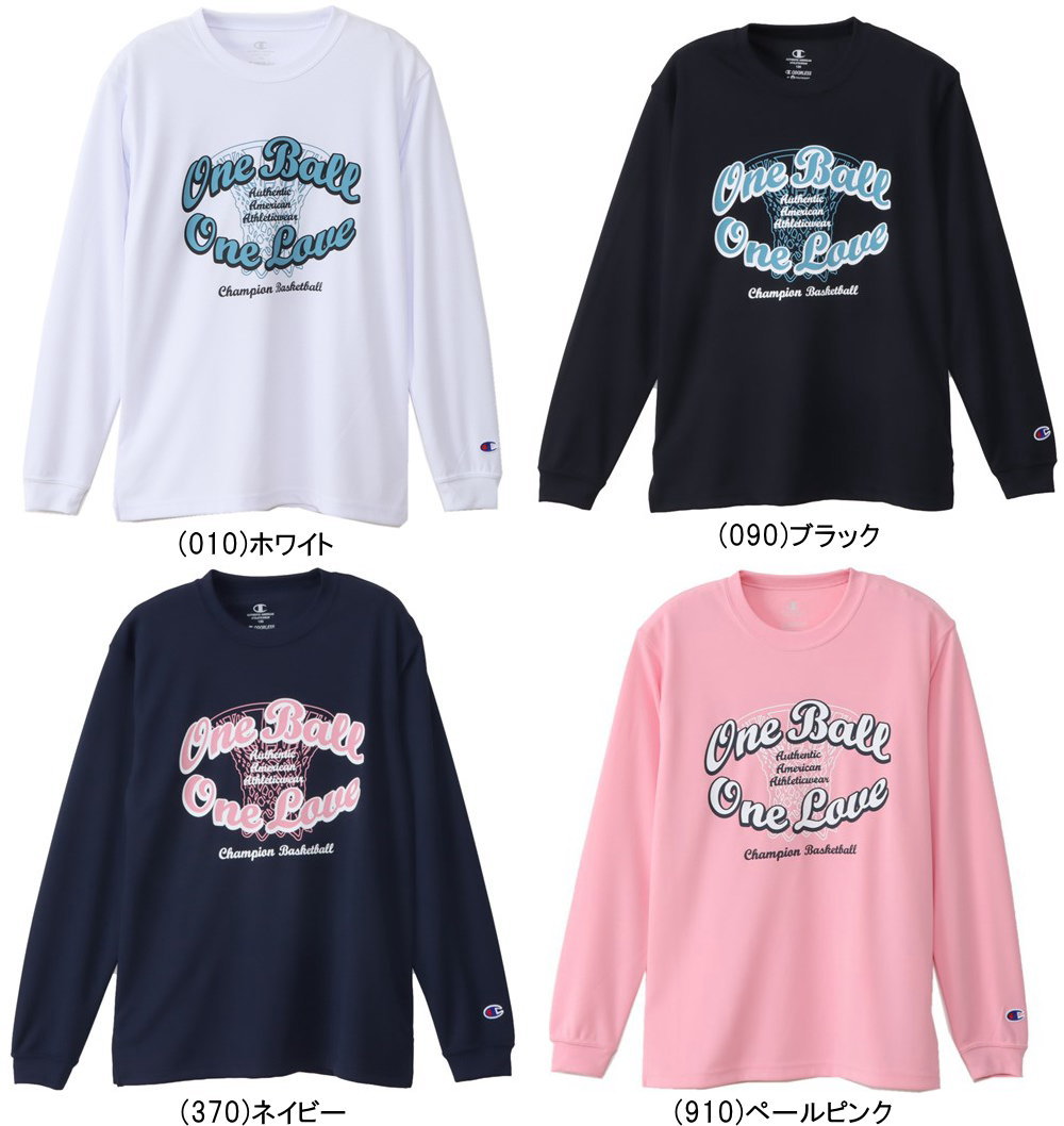 メール便無料 チャンピオン ジュニア ミニ ロングスリーブ Tシャツ 長袖 E-MOTION CK-CB417 CHAMPION ミニバス