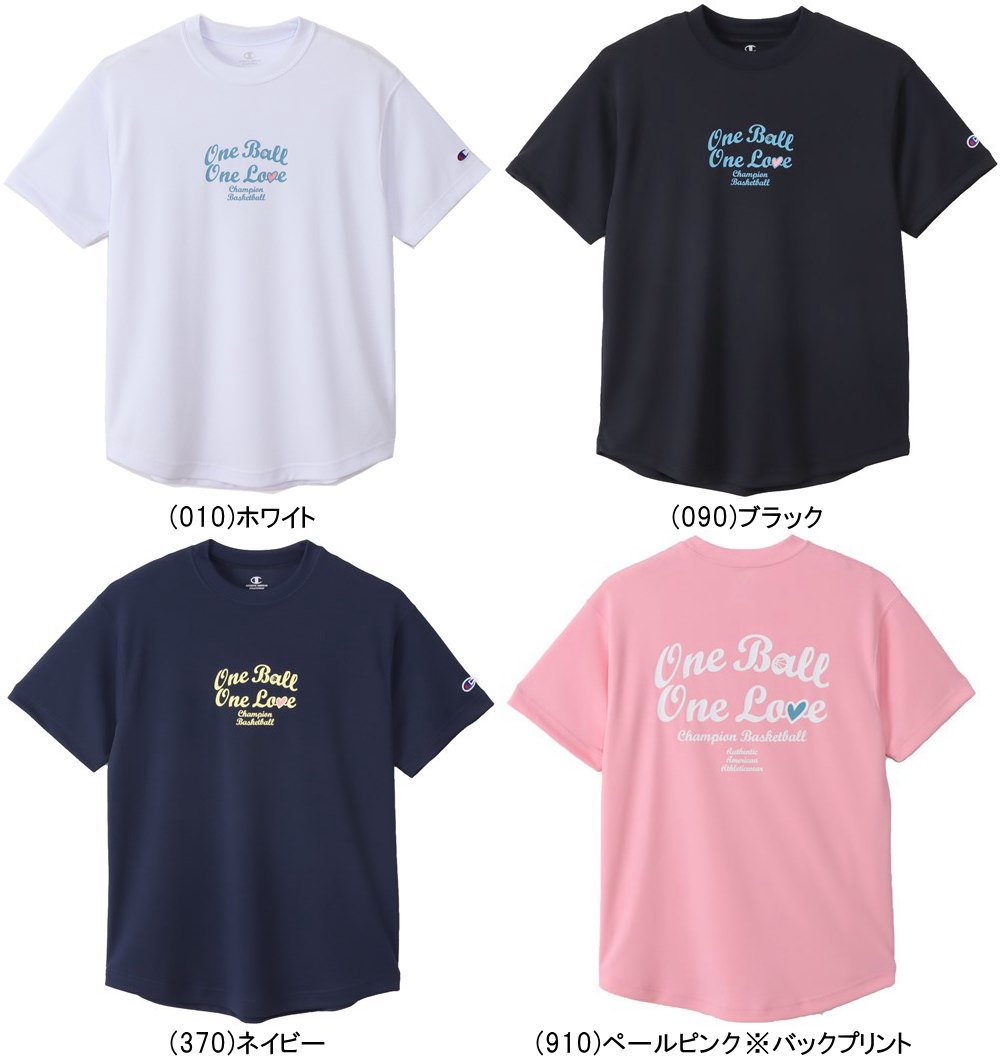 メール便無料 チャンピオン レディース ショートスリーブ Tシャツ 半袖 女性 女子 CW-CB327 バスケット..