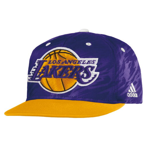 アディダス FLATBRIMLAKERS ANR59 リールパープル×ゴールド バスケット アディダス FLATBRIMLAKERS ANR59 リールパープル×ゴールド バスケット