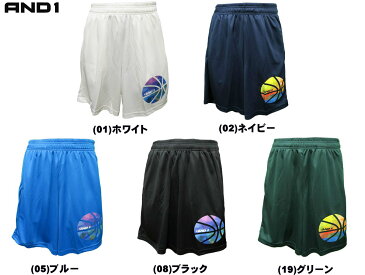 《メール便無料》 アンドワン AND1 バスパン GRADATION BALL SHORT 73211 バスケットパンツ メール便選択で送料無料