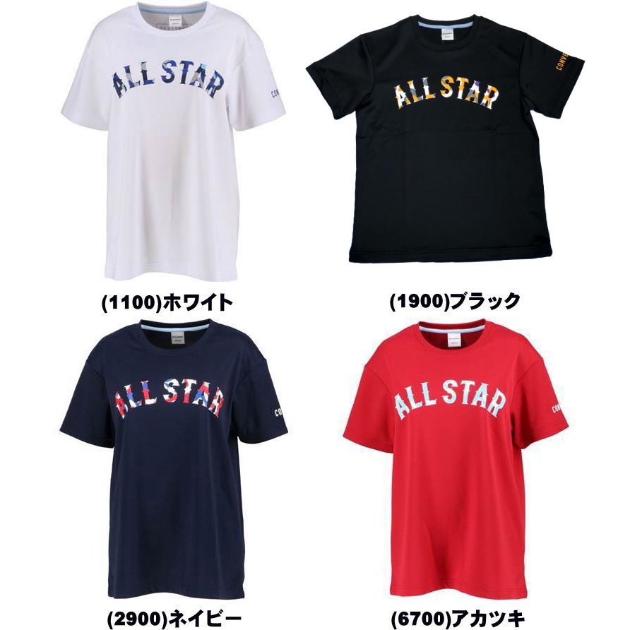 メール便無料 コンバース Tシャツ レディース プリント 女性 女子 CB301356 ミニバス バスケット