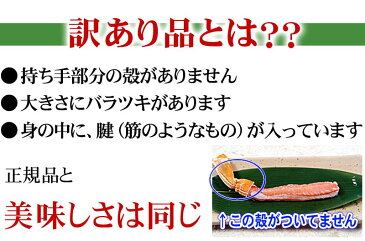 (送料無料) 訳あり格安ズワイ　ポーション かにしゃぶ 生ズワイガニ棒肉 しゃぶしゃぶ　1kg(わけあり ずわいがに むき身かに足 50〜70本入・)カニしゃぶ、かに鍋用のずわい蟹フルポーションです　　(ギフト食品)