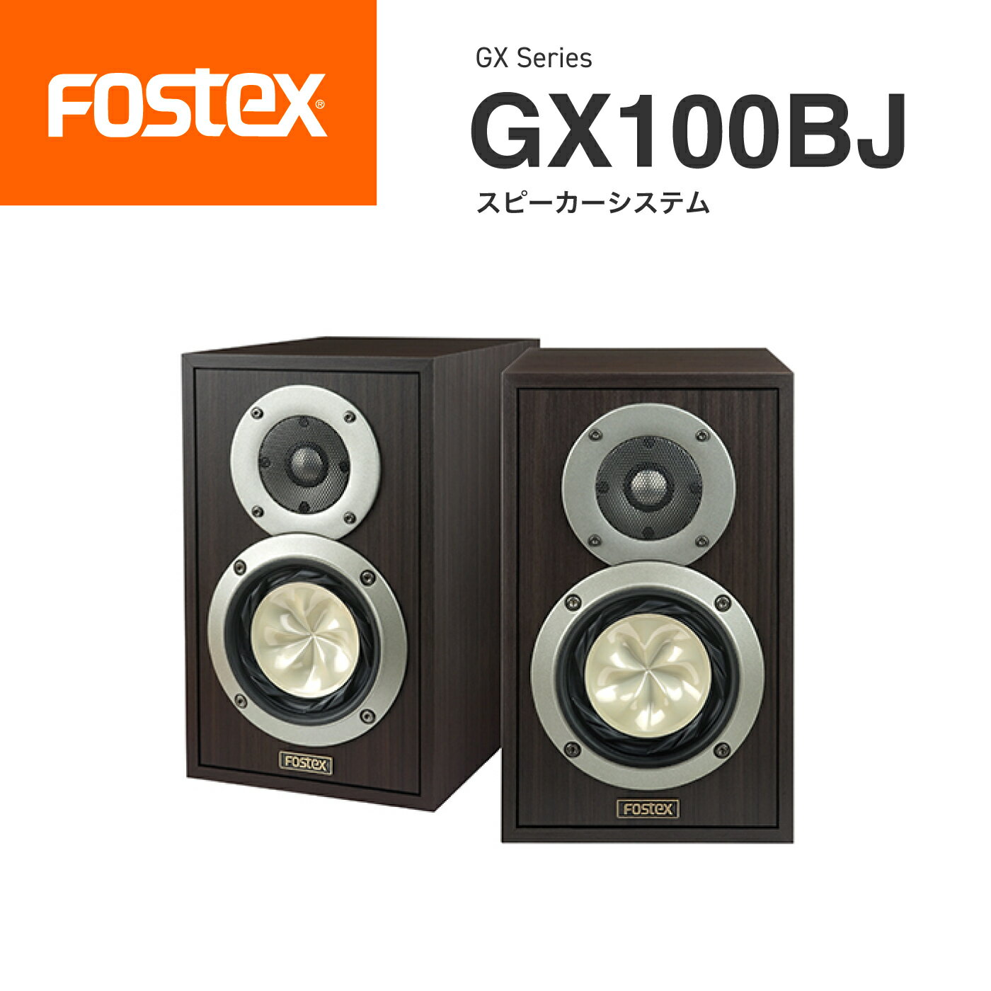 FOSTEX GX100BJ スピーカーシステム 1台 made in japanフォステクス 正規販売店 日本製