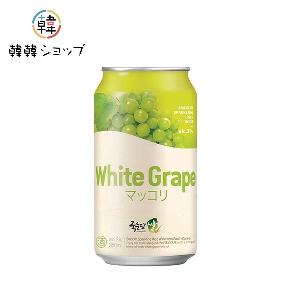 麹醇堂 米マッコリ マスカット 350ml 炭酸 マッコリ カクテルマッコリ お酒 甘い 韓国 まっこり　韓国お酒