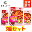 東遠 即席 トッカンジョン 301g　3個セット/ドンウォン トッポキ おやつ 辛い 韓国料理 東遠ジャパン 東遠 屋台風即席トッカンジョン　韓国餅