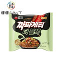 農心 チャパゲティTHE BLACK 116g 韓国売上NO1 チャジャン麺 農心 チャジャン麺 発売40周年を記念 カロリカット