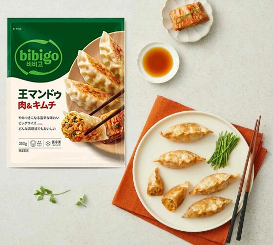[冷凍] CJ bibigo 王マンドゥ肉＆キムチ350g/bibigo王餃子/韓国グルメ/韓国餃子/ヘ...