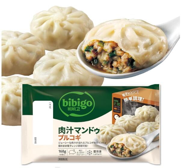 [冷凍] CJ bibigo 肉汁マンドゥ プルコギ 6コ入/韓国グルメ/韓国餃子/ヘルシー/冷...