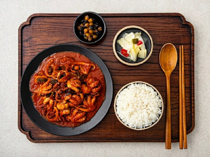[冷凍] [ファウダン] 冷凍イイダコ炒め 300g / 韓国食品/韓国料理/イイタコ炒め/簡単食品/いいたこの辛炒め/チュクミポックン/辛口 kankan-shop-10001571 韓韓ショップ サンプル画像3