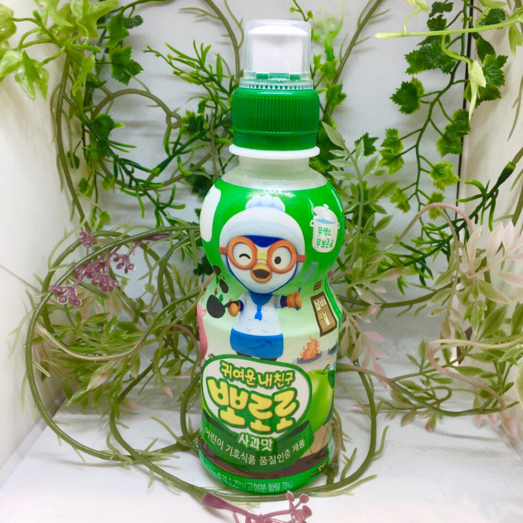 パルド　ポロロ　ジュース　【リンゴ味】　235ml　韓国