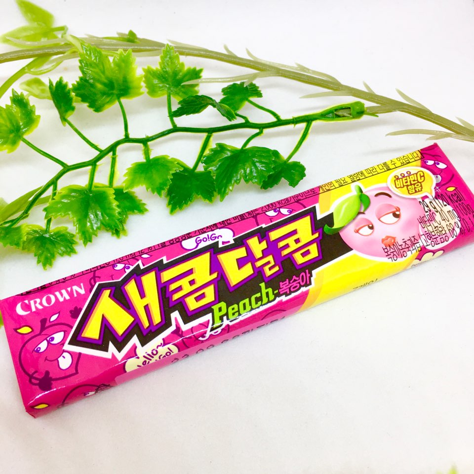 CROWN セコムダルコム 【桃】29g 韓国 菓子