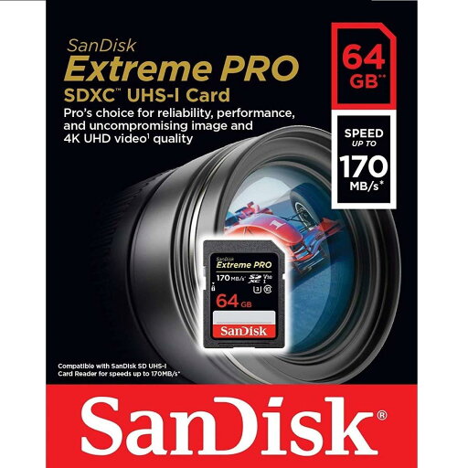 SanDisk 64GB Extreme PRO UHS-I SDXC 170MB/s SDSDXXY-064G サンディスク 海外パッケージ品 SanDisk 64GB Extreme PRO UHS-I SDXC 170MB/s SDSDXXY-064G サンディスク 海外パッケージ品