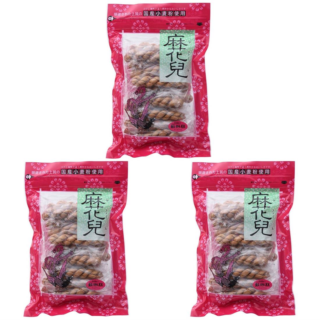 【 蘇州林 】 よりより 麻花兒 マファール/長崎 土産 15本入 ×3個