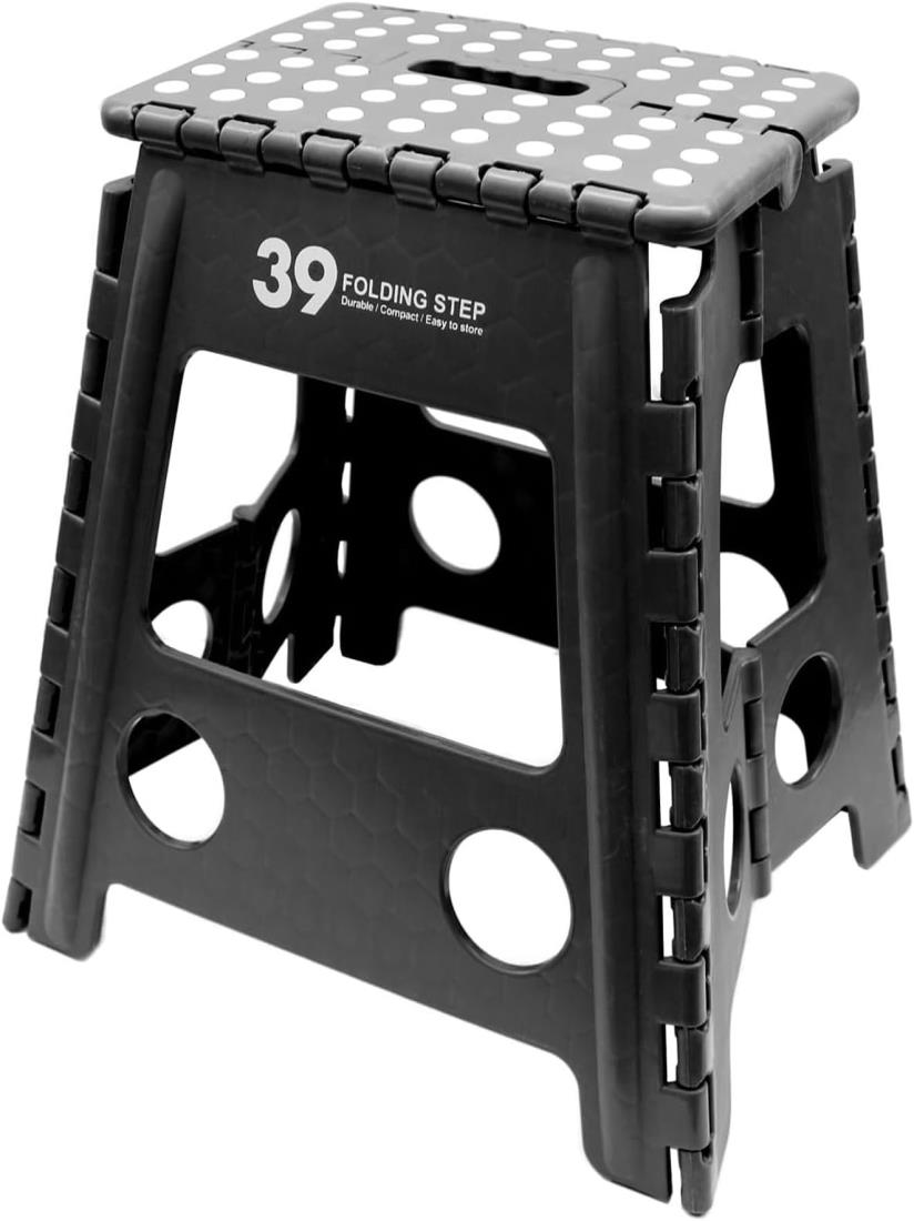 トレードワン 踏み台 折りたたみ ステップ 39×39×32cm コンパクト 室内・屋外 洗車 チェア アウトドア キャンプ 釣り セノ・ビー LG39 ブラック 30763