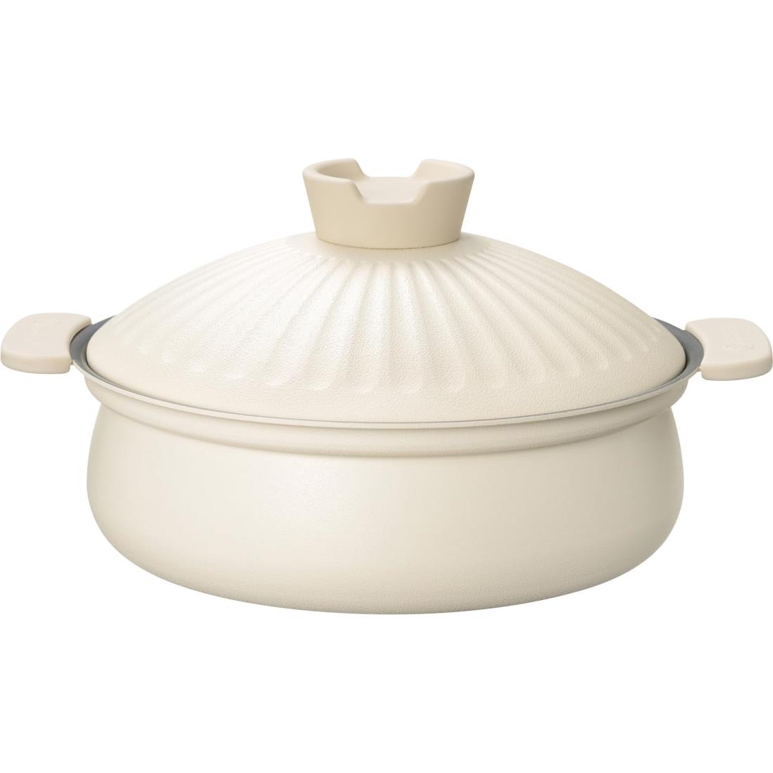 和平フレイズ 軽くて割れない 土鍋風 卓上鍋 24cm ふっ素樹脂加工 PFOAフリー IH・ガス みのり丈膳 RB-2852