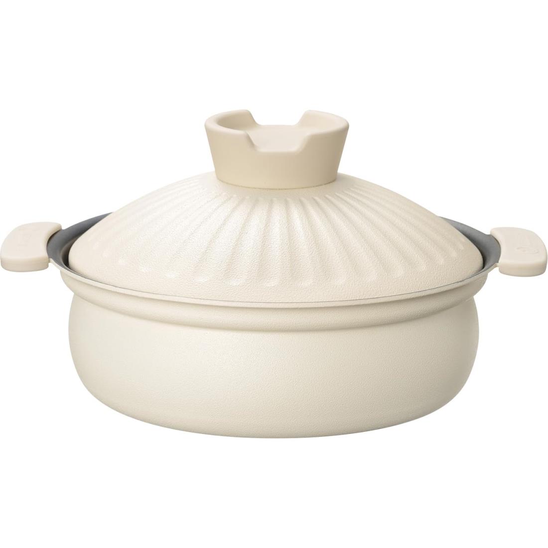 和平フレイズ(Wahei freiz) 軽くて割れない 土鍋風 卓上鍋 20cm ふっ素樹脂加工 PFOAフリー 焼付塗装 I..