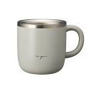 【白湯専用マグカップ】 ドウシシャ マグカップ白湯専科マグカップ 320ml グレー ON℃ZONE(オンドゾーン)