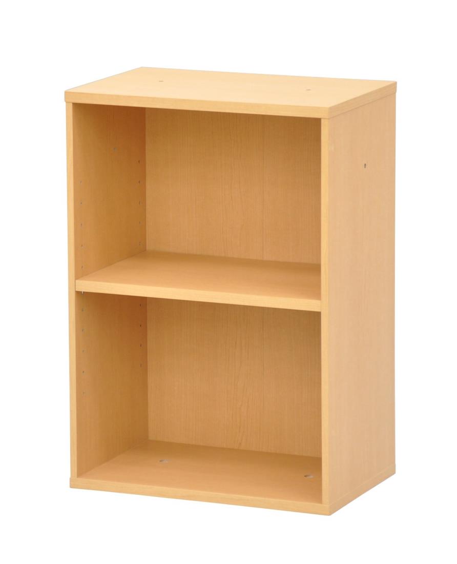 エイアイテック(AITECH)ボックス2段 幅45cm 高さ60cm ニュープレージ ナチュラル NPG-6045 NA