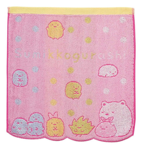 丸眞 ハンドタオル すみっコぐらし カラフルドットしろくま 綿 抗菌 防臭 ふわふわ 3サイズ展開 6575017300 丸眞 ハンドタオル すみっコぐらし カラフルドットしろくま 綿 抗菌 防臭 ふわふわ 3サイズ展開 6575017300