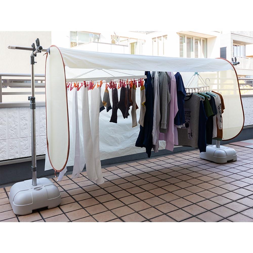 洗濯物カバー 雨よけ 雨除け 洗濯日和ネクスト 200cm 1個入 洗濯物カバー ［(株)フォーラル］