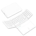 Omikamo キーボード ワイヤレス 折り畳み式 大型タッチパッドとテンキー搭載 キーボード bluetooth 日本語配列 iPad キーボード 充電式 無...
