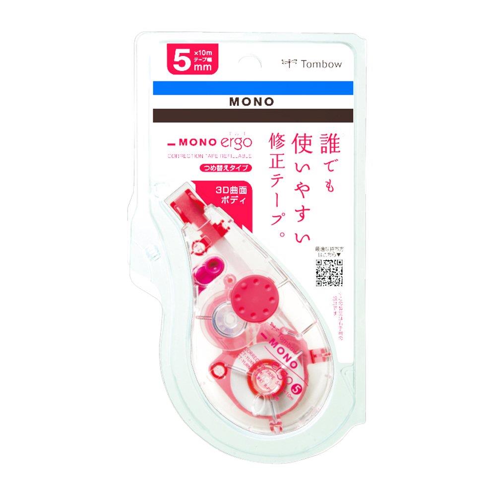 トンボ(Tombow) 鉛筆 修正テープ MONO モノエルゴN 5mm 5個 CT-YUXN5-5P