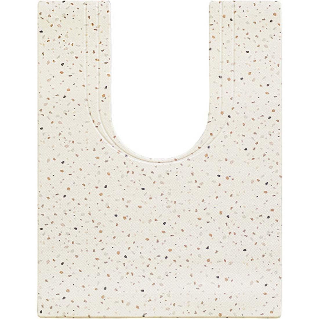 オカトー(Okato) スキマにピタっ！拭けるPVC耳長トイレマット(テラゾー)